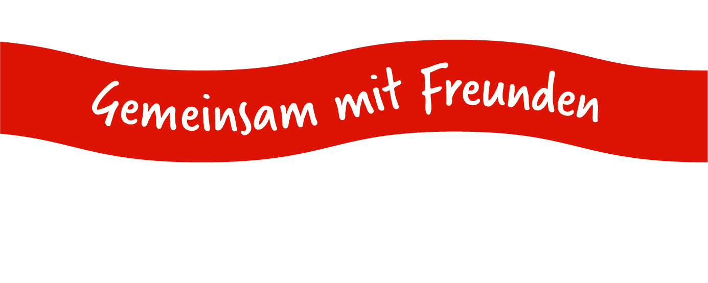 Gemeinsam mit Freunden